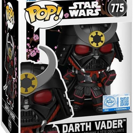 Funko POP! Star Wars Darth Vader Samurai Edition, Exclusive Vinyl Bobblehead Figure #775, 5 inches