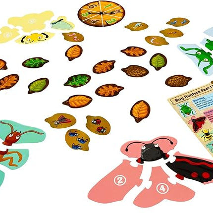 ORCHARD TOYS Bug Hunters Game, Learn Counting and Observational Skills As You Race to Be 1st to Build Your Bug, Designed for 2-4 Players Aged 3+