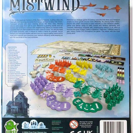 Mistwind Base Game - First Fish Games - 1 to 5 Players -