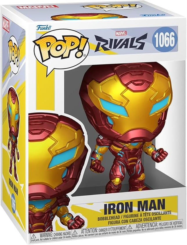Funko Pop! Games: Marvel Rivals - Iron Man - Marvel - Collectable Vinyl Figure - Gift Idea - Official Merchandise - Toys for Kids & Adults - Superheroes Fans - Model Figure for Collectors