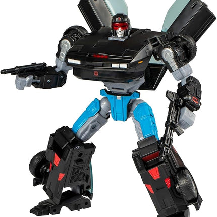 Transformers Collaborative Knight Rider x Toy, Autobot Agent Knight 6.5-inch Action Figure, 8+