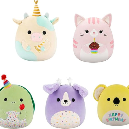 Squishmallows 2025 Original 8-Inch Happy Birthday Squad Plush - Collectible Soft & Squishy Mini Stuffed Animal Toy - Add to Your Squad - Gift for Kids, Girls & Boys (Donny Koala)