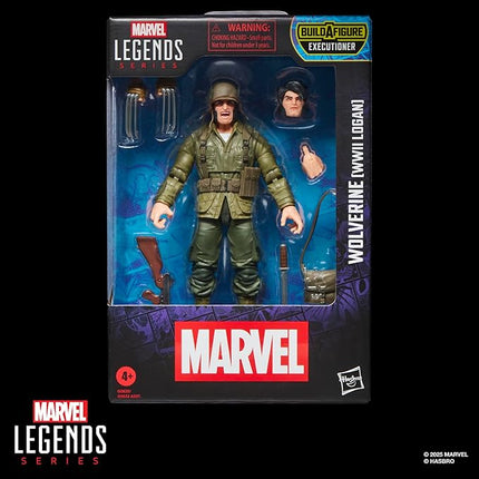 Marvel Legends Series Wolverine (WWII Logan), X-Men Comics Collectible 6-Inch Scale Action