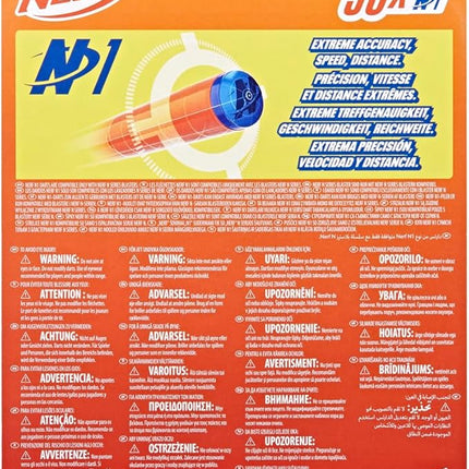 Nerf N Series N1 Darts 50x, Additional Darts for Nerf N Series High Performance Blasters with High Accuracy and Range, Boys and Girls