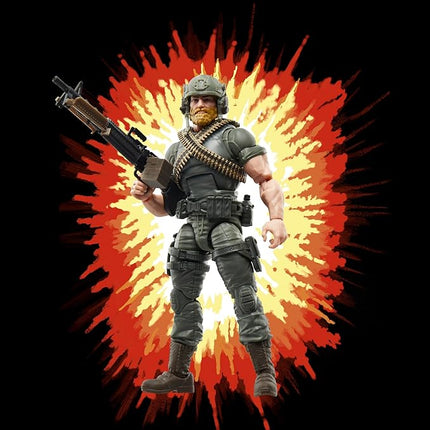 G.I. Joe Classified Series Retro Cardback Craig “Rock ’N Roll” McConnel, Collectible 6 Inch Action Figure with 9 Accessories