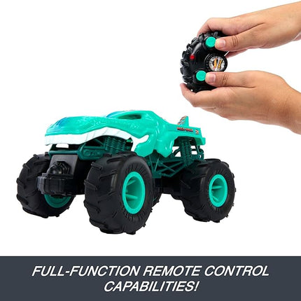 Hot Wheels Monster Trucks Mega-Wrex Battery-Powered RC Truck with All-Terrain Tires
