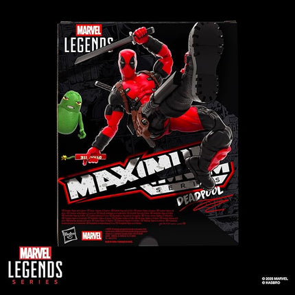Marvel Legends Maximum Series Deadpool, Deluxe Deadpool Comics Collectible 6-Inch Action Figure with 24 Accessories Including X-Force’s Doop