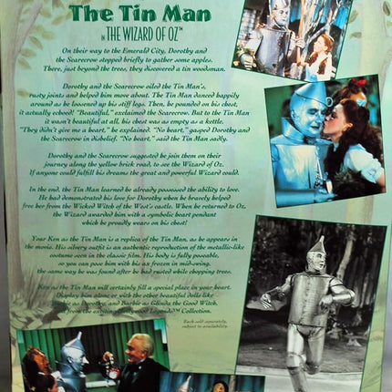 Ken Barbie as the Tin Man, Hollywood Legends, The Wizard of Oz Collectors Edition