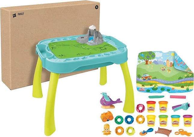 Play-Doh All-in-One Creativity Starter Station Activity Table, Preschool Toys for 3 Year Old Boys & Girls & Up, Starter Sets