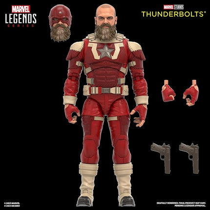 Marvel Legends Series Yelena Belova and Red Guardian 2-Pack, Thunderbolts* Movie Collectible 6-Inch Action Figures