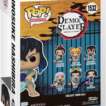 Funko POP! Animation: Demon Slayer - Inosuke Hashibira - (Kimono) - Collectable Vinyl Figure - Gift Idea - Official Merchandise - for Kids & Adults - Anime Fans - Model Figure for Collectors