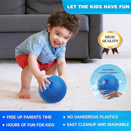 GSE Games & Sports Expert 5"/7"/8.5"/10" Inflatable Playground Ball, Kickball, Bouncy Dodge Ball, Handball for Kid/Adult, Perfect for Recess Ball Games, Gym, Yoga Exercises, Schools Sports Activities