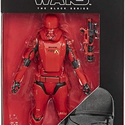 STAR WARS The Black Series Sith Jet Trooper Toy 6-inch Scale The Rise of Skywalker Collectible Action Figure, Kids Ages 4 and Up, Red