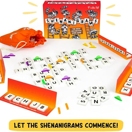 Shenanigrams! – The Mega-Mischievous Word Game! A Super Fun & Fast Family Party Game for Kids, Teens & Adults - Great for Travel, Couples & Family Board Games Night