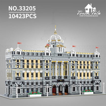 MISINI 33205 Luxurious Shanghai Bank Building Blocks Set, 10423 Pieces MOC Modular Building Bricks House Model, Creative Landmark Buildings Gift for Adult