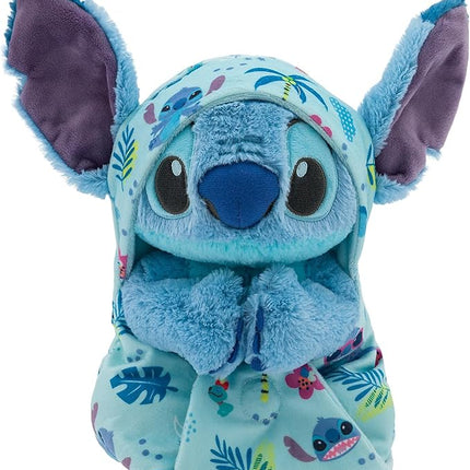 Disney Store Unisex-Children Babies Collection: Stitch Plush in Swaddle with Detailed Plush Features - Official Soft Toy - Stuffed Animals for Babies