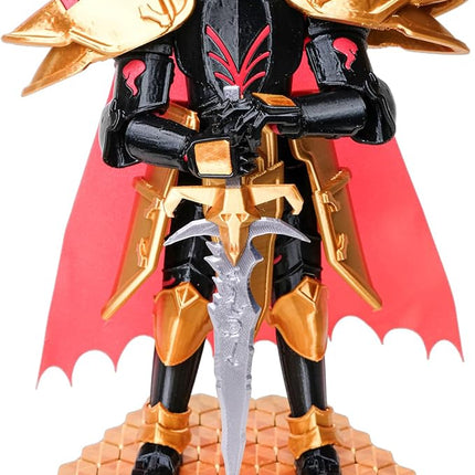 (Assembly Completed) Dummy 13 Titans Action Figure, 9 inches, Strong Magnetic Accessories, 8 in 1, 3D Printed Robot Multi-Jointed Movable, 9 inches Black Knight（Dark Gold）