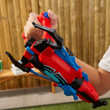Marvel Spider-Man Spider Strike ‘N Splash Blaster, Super Hero Toys for Kids, Ages 5 and Up, Nerf Blaster for Kids, Water Blast Feature