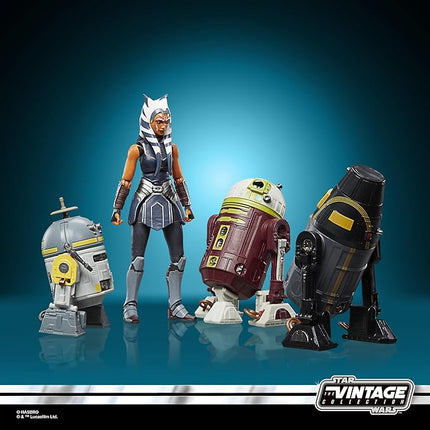 STAR WARS The Vintage Collection Escape from Order 66, The Clone Wars, Ahsoka Tano & Droids 3.75 Inch Collectible Action Figure 4-Pack (Amazon Exclusive)