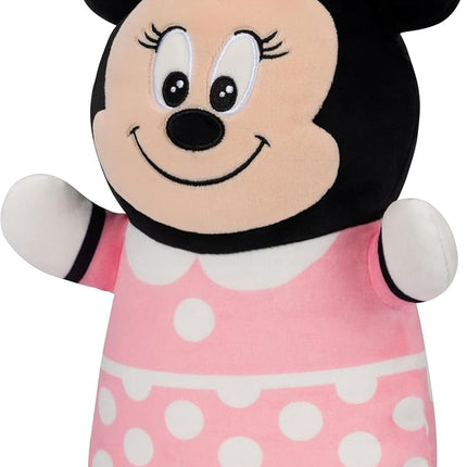 Squishmallows Original Disney 10-Inch Minnie Mouse HugMees - Medium-Sized Ultrasoft Official Jazwares Plush