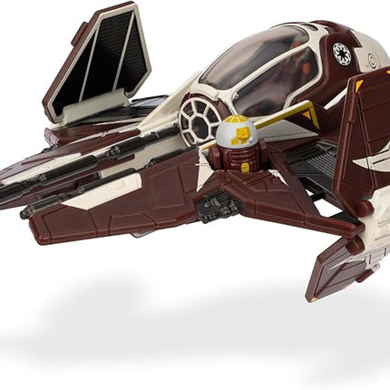 Star Wars Micro Galaxy Squadron Ahsoka Tano’s Jedi Starfighters Set - 5-Inch and 3-Inch Vehicles Two 1-Inch Micro Figure Accessories