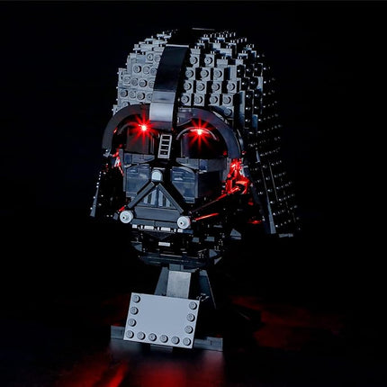 BRIKSMAX Light Kit for Lego-75304 Darth Vader Helmet - Led Lighting Compatible with Lego Star Wars Set - Not Include The Building Set