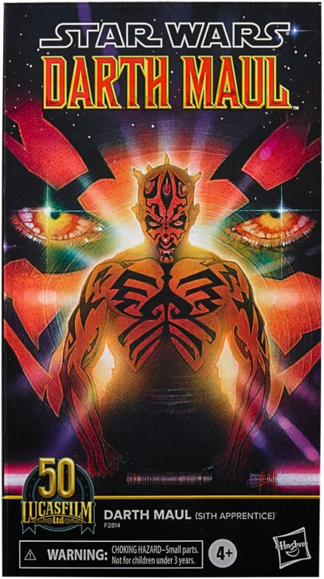 Lucasfilm 50th Anniversary Black Series: Darth Maul (Sith Apprentice) - Star Wars 6-Inch Action Figure