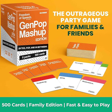 QUOKKA Freedom of Speech Card Board Game - Modern Life Edition - Fast-Paced | Guess The Word | Easy to Play - Party Game for Game Night