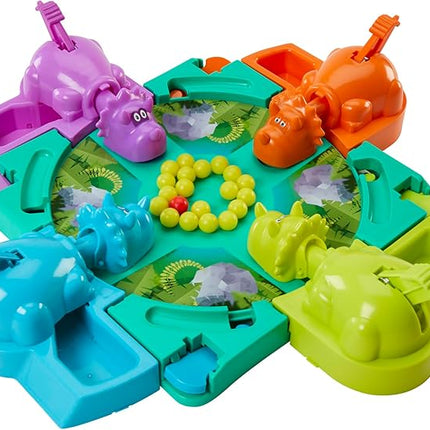 Hasbro Gaming Hungry Hungry Hippos Dino Edition Board Game, Pre-School Game for Ages 4 and Up; for 2 to 4 Players (Amazon Exclusive)