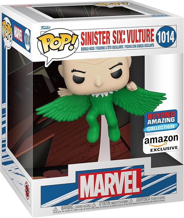 Funko Pop Deluxe Marvel: Sinister 6 - Vulture, Amazon Excusive, Figure 2 of 7 - Marvel Comics - Amazon Exclusive - Collectable Vinyl Figure - Gift Idea - Official Merchandise - Superheroes Fans