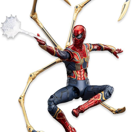 Iron Spider Action Figures 7inch 1/10 Scale All Joints Movable Superhero 2.0 Series Exquisite Collection Toy