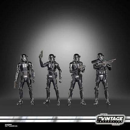 Star Wars, The Vintage Collection Imperial Death Trooper Action 4 Figure Set F5553 by Hasbro Black