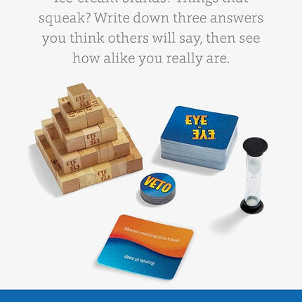 SimplyFun Eye to Eye - A Classic Category Matching and Conversation Game - A Prediction Game for Kids - 3 to 6 Players - Ages 10 & Up