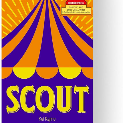 Scout – Award-Nominated Strategic Card Game | 2–5 Players | Ages 9+ | Portable Travel Game