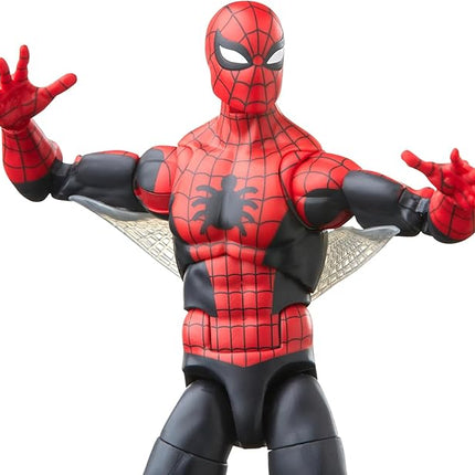 Spider-Man Marvel Legends Series 60th Anniversary Amazing Fantasy 6-inch Classic Comics Action Figures for 4+ Years, 9 Accessories