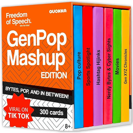 QUOKKA Freedom of Speech Card Board Game - Modern Life Edition - Fast-Paced | Guess The Word | Easy to Play - Party Game for Game Night