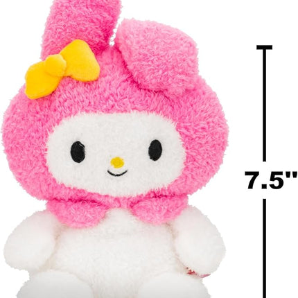 BumBumz 7.5-inch Hello Kitty and Friends Bumz Classic My Melody Plush - Collectible Sanrio Toy - from The Makers of Original Squishmallows - Ages 3+
