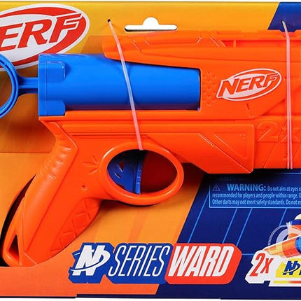 Nerf N Series Ward Blaster, 2 N1 Darts Compatible Only N Series Blasters, Kids Outdoor Games, Ages 8+