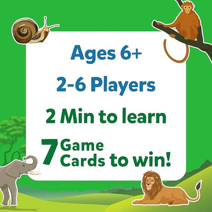Skillmatics Guess in 10 Animal Planet, Trivia Card Game, Stocking Stuffers Perfect for Boys, Girls, Kids, Teens, Adults Who Love Animals, Travel Games, for Ages 6, 7, 8, 9, 10, and Up