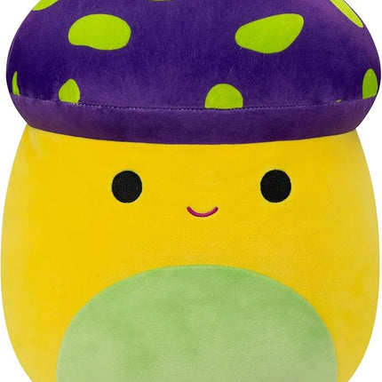 Squishmallows Original 12-Inch Enid Neon Yellow Mushroom - Medium-Sized Ultrasoft Official Jazwares Plush