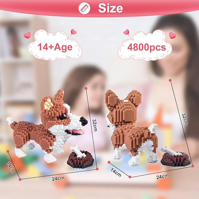 Micro Building Blocks Kit (2 Boxes to Complete 1 Model) - Creative STEM Toys for Adults & Kids