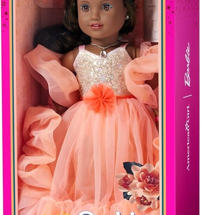 American Girl, Barbie, 18-inch Doll, Peaches ’n Cream Collector Doll with Brunette Hair, for Ages 8+