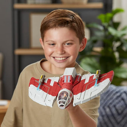 STAR WARS Mission Fleet T-6 Jedi Shuttle, 2.5-Inch Scale Ahsoka Action Figure Set, Ships, Toys for 4 Year Old Boys & Girls