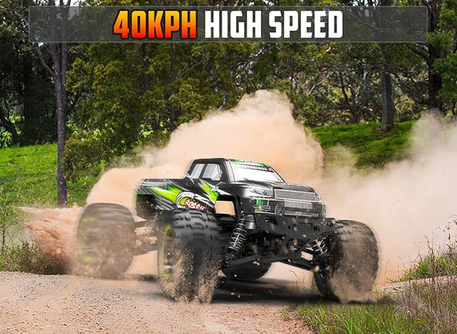 RACENT RC Truck 1:16 4x4 All Terrain RC Car 40KPH High Speed Remote Control Cars for Adults