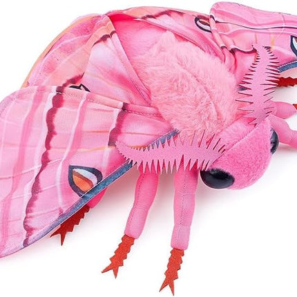 Hawkmoth Plush Toy，Hawkmoth Stuffed Animal，Pink，L