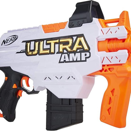Nerf Ultra Amp Motorized Blaster, 6-Dart Clip, 6 Ultra Darts, Compatible Only Ultra Darts