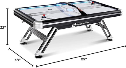 MD Sports Air Hockey Table with Arcade Electronic Scorer, Perfect for Family Game Rooms