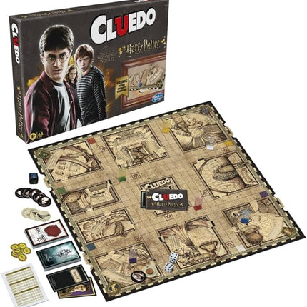 Hasbro Gaming, Clue: Wizarding World Harry Potter Edition Family Board Game for 3 to 5 Players, for Boys and Girls 8+ Years Old, Multicolour, Gifts for Kids and Adults