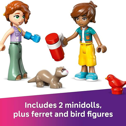 LEGO Friends Autumn’s Room Building Toy - Pretend Play Set for Kids, Girls and Boys, Ages 6+ - with 2 Minidolls, Bandit The Ferret, and Bird Figure - Gift Idea for Birthdays - 42646