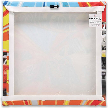 Mattel Hot Wheels Color Burst Gallery Wrapped Canvas Wall Decor - Fun Hot Wheels Picture for Kids' Bedroom or Play Room